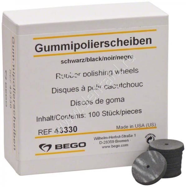 BEGO_Gummipolierer schwarz, Scheibe