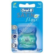 Зубная нить Oral-B Satin Floss, вощеная мятная (25м)